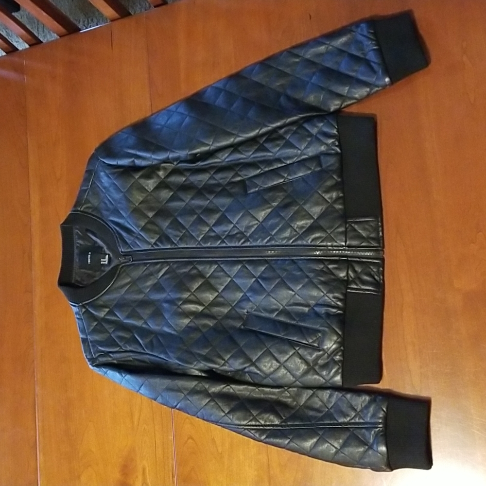 Forever21 Quilted Bomber Jacket